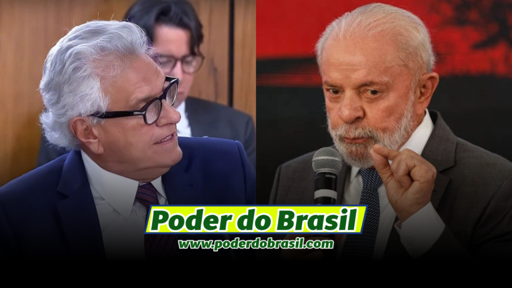 Imagem de Ronaldo Caiado ao lado de Luiz Inácio Lula da Silva