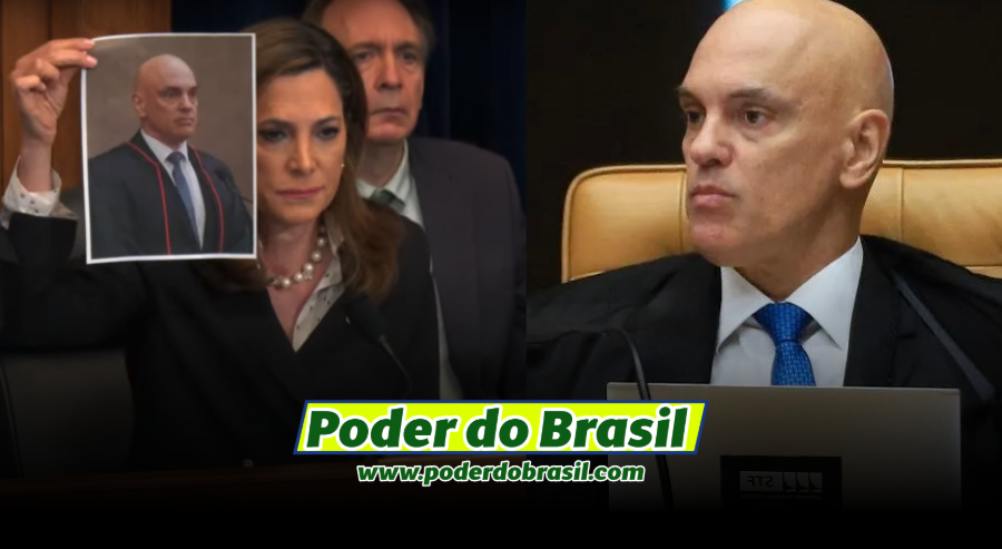Deputada americana desafia Alexandre de Moraes.
