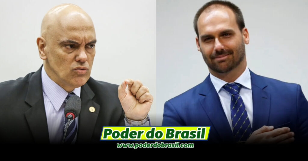 Moraes solicita a PGR parecer sobre apreensão do passaporte de Eduardo Bolsonaro