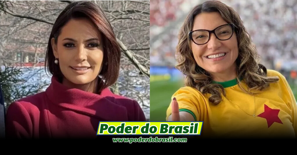 Michelle Bolsonaro virou alvo de ataques do PT em favor de Janja